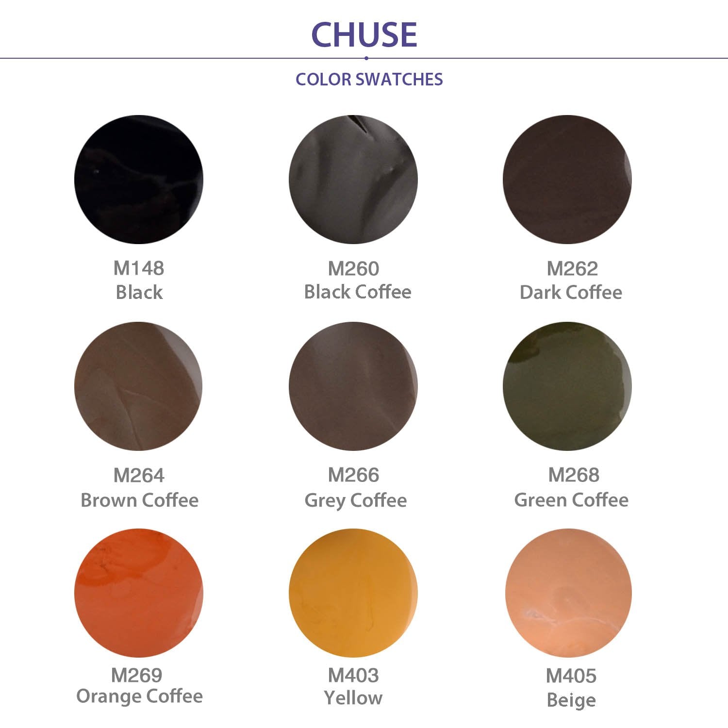 CHUSE M403, 7g, Yellow, Passed DermaTest, Paste Eyebrow Pigment for Microblading Micro Pigment Cosmetic...