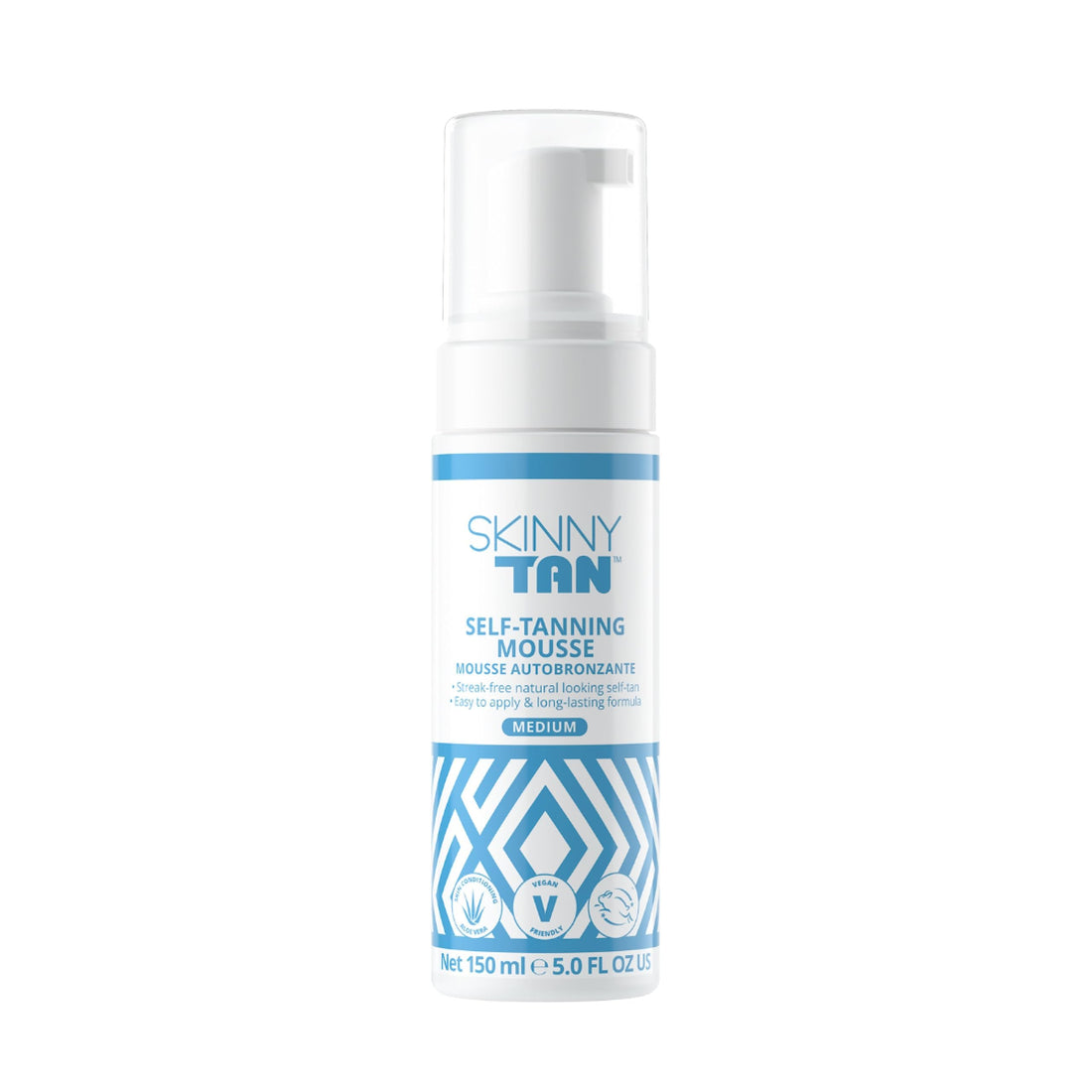 Skinny Tan Mousse - No Orange, No Streak, Cellulite Reduction Lotion All Skin Types