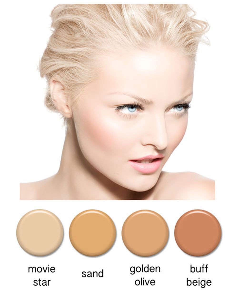 Art of Air Airbrush Makeup - Foundation 1/2oz Bottle Choose Color (Buff Beige)