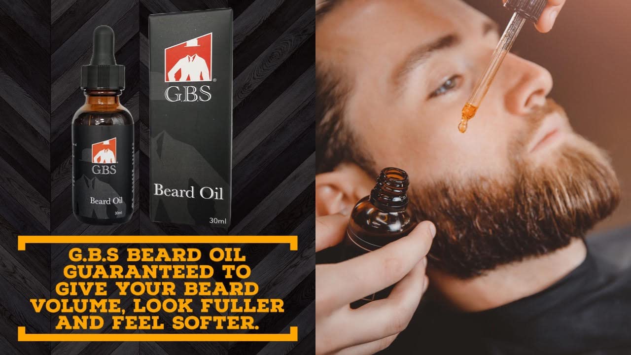 GBS Unscented 1oz Beard Oil - Doppler included!