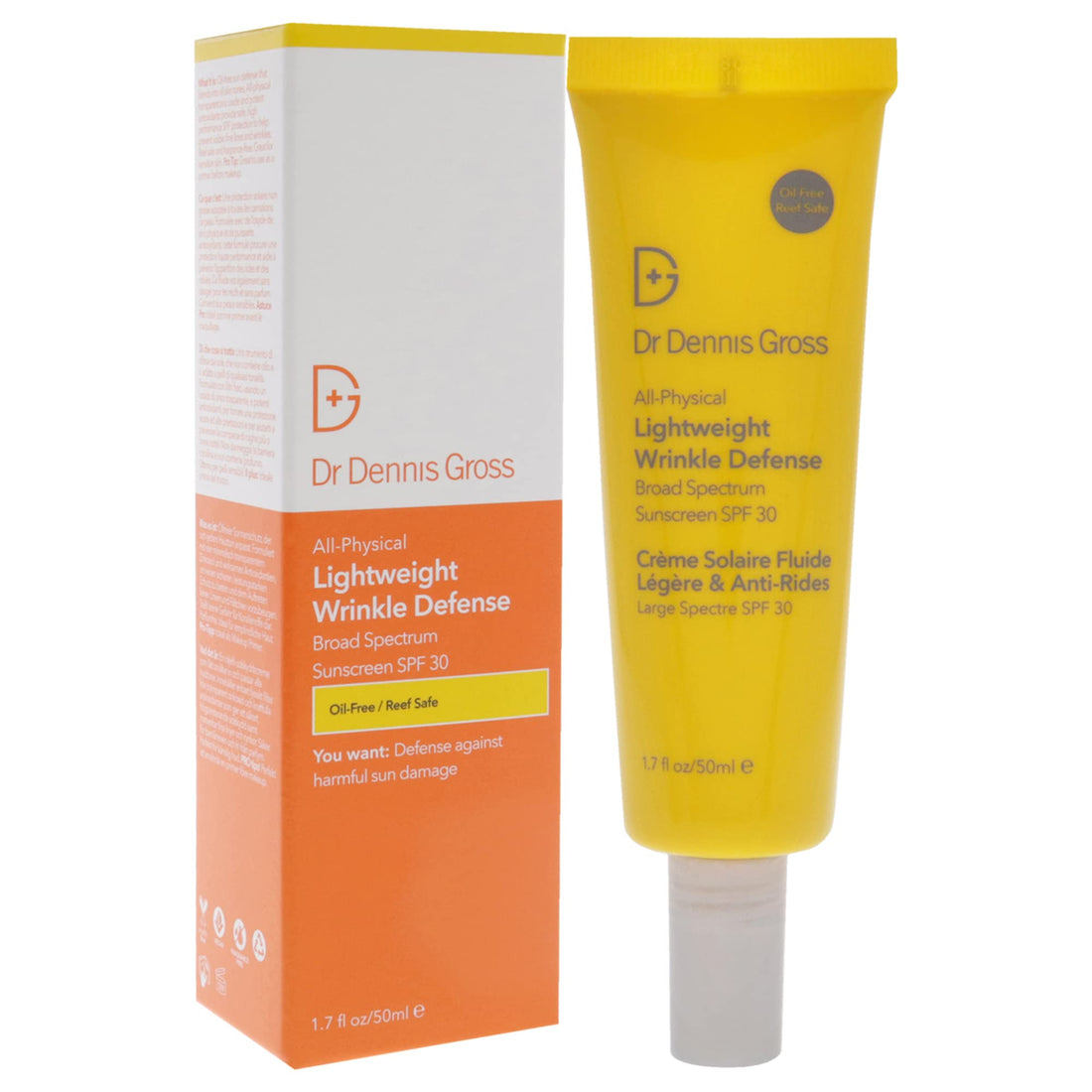 Dr Dennis Gross All Physical Lightweight Wrinkle Defense SPF 30 Sunscreen Unisex 1.7 oz