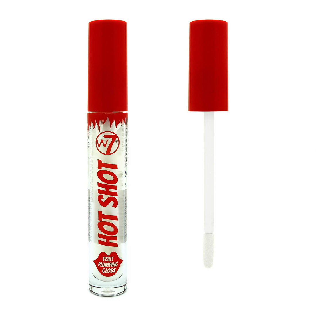W7 | Hot Shot | Clear Lip Plumping Gloss | Vegan-Friendly Formula infused with HotFluxÃ‚® | Instant Lip Plump | Cruelty Free, Vegan Makeup For Women by W7 Cosmetics
