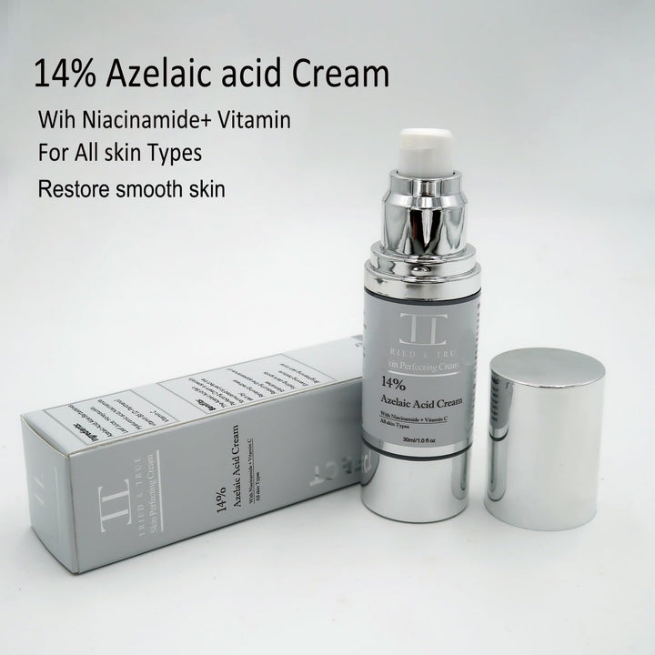 14% Azelaic Acid Skin Perfecting Cream, Reduces Redness, Fades Dark Spots, Evens Texture - Tried and True