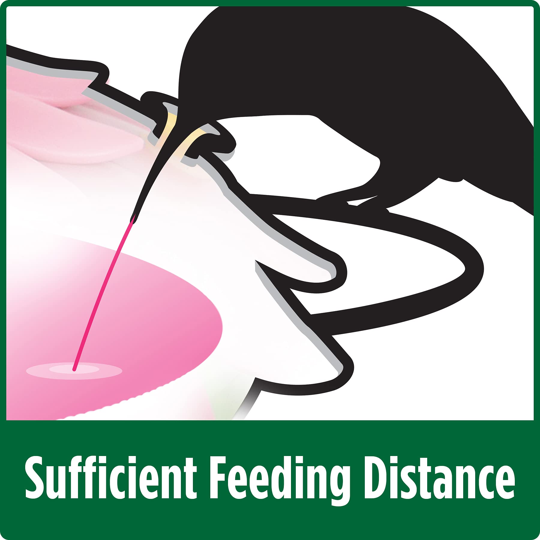 Nature's Way Bird Products SFHF1 So Real Single Flower Hummingbird Feeder, Pink