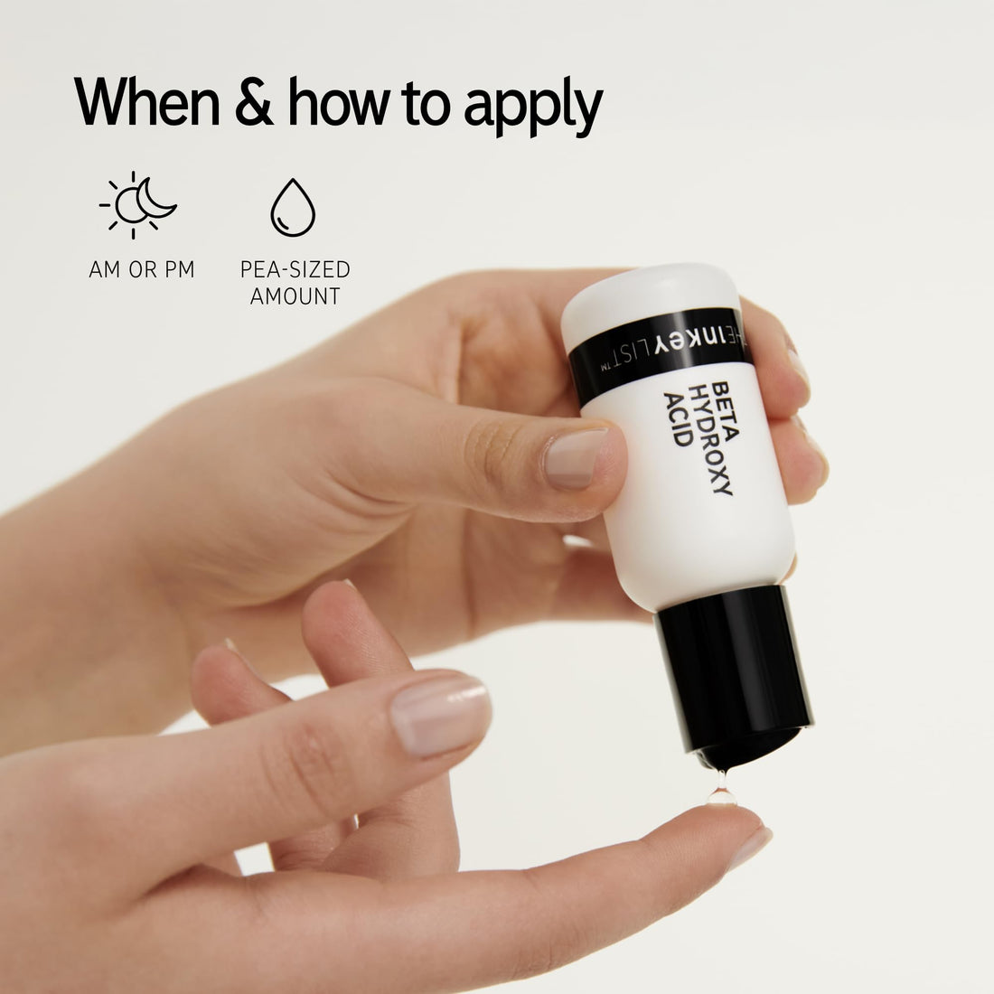 The INKEY List Beta Hydroxy Acid (BHA) Serum, Face Exfoliant for Normal, Oily or Dry Skin, Target Pores and Blackheads, 1.01 fl oz