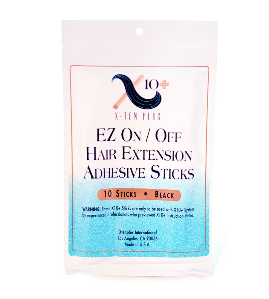 Fusion Hair Extension Keratin Glue Sticks by The Hair Shop - Professional Hair Bond Adhesive Sticks for Extension Glue Gun, (Black)