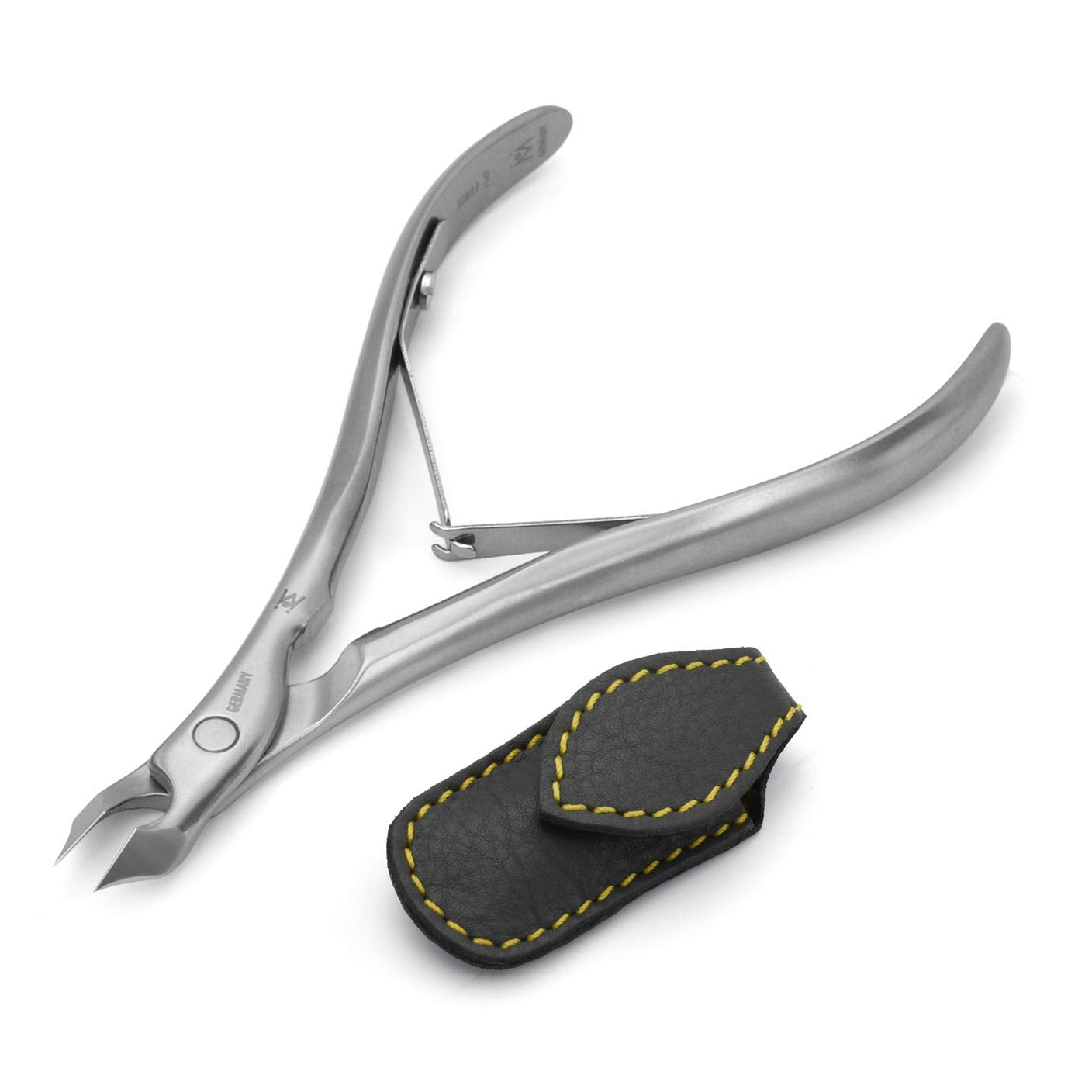 GERmanikure FINOX tower point stainless steel cuticle nippers, 7mm. Made by GERmanikure in Germany