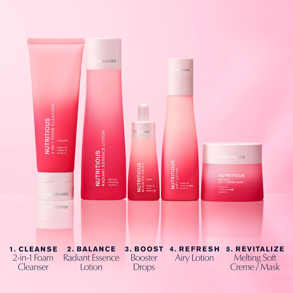 Estée Lauder Nutritious Melting Soft Cream Moisturizer/Face Mask with Niacinamide | Pore Minimizing, Travel Size, 0.5 Ounce