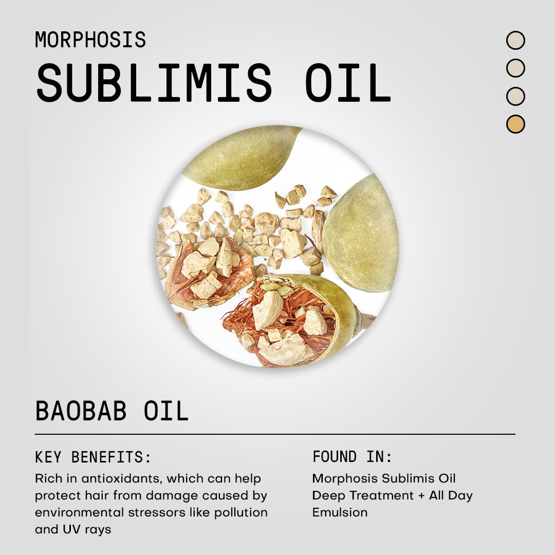 FRAMESI Morphosis Sublimis Oil All Day Hair Emulsion, 5.1 fl oz, Leave In Conditioner