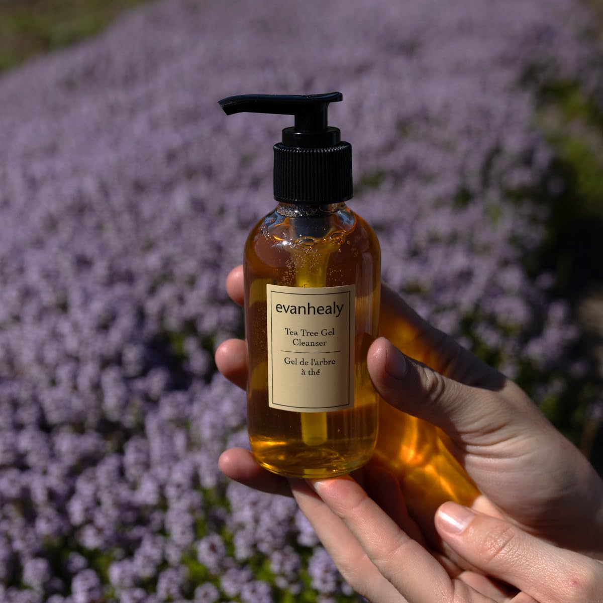 evanhealy Tea Tree Gel Cleanser | Cleansing Gel with Organic Lavender | Non-Detergent Gel for Face & Body | All Skin Types