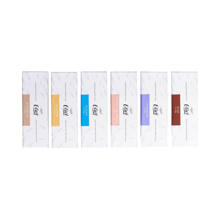 Olivé Made with Natural Ingredients 100% Pure Olive Oil Bar Soap 20g x 4 - Lavender