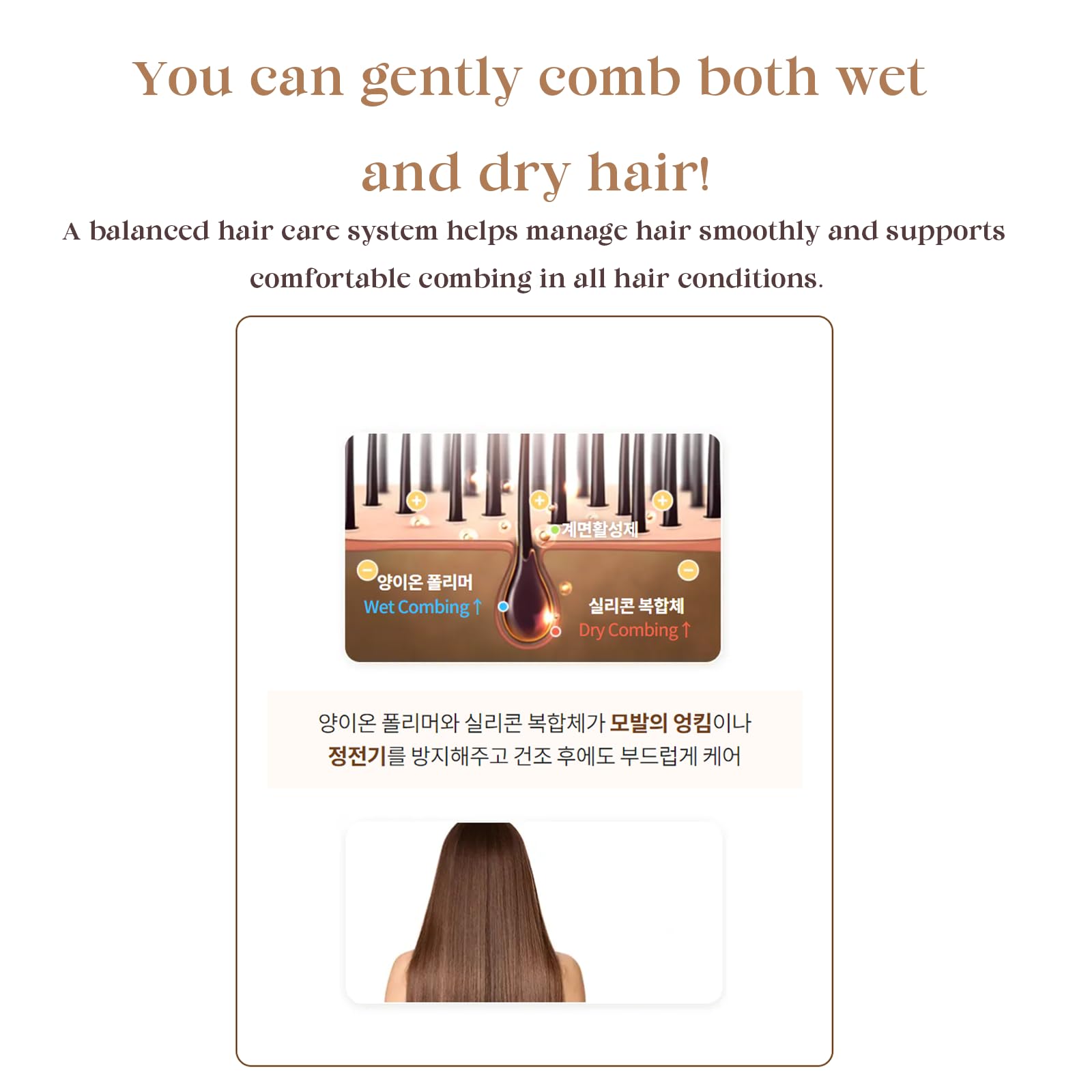 GIANANO Softens hair, provides nutrition, slightly acidic pH moisture care conditioner for ATOMY Oriental Hair Conditioner, 16.9 fl.oz.