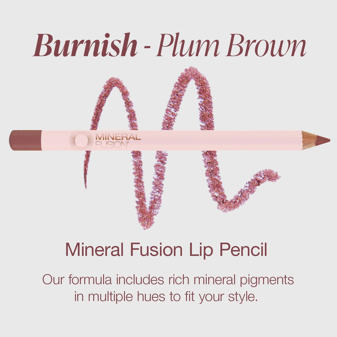 Mineral Fusion Lip Liner Pencil Burnish By Mineral Fusion, 0.04 oz