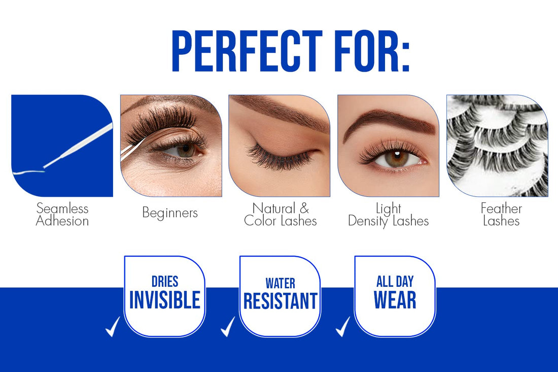 Ardell Duo® Clear Lash Adhesive, Versatile & Flawless Falsies All-Day Lash Fit Adhesive Simple & Convenient Eye Lash Adhesive with Gentle Formula (14 ML, Pack of 1)