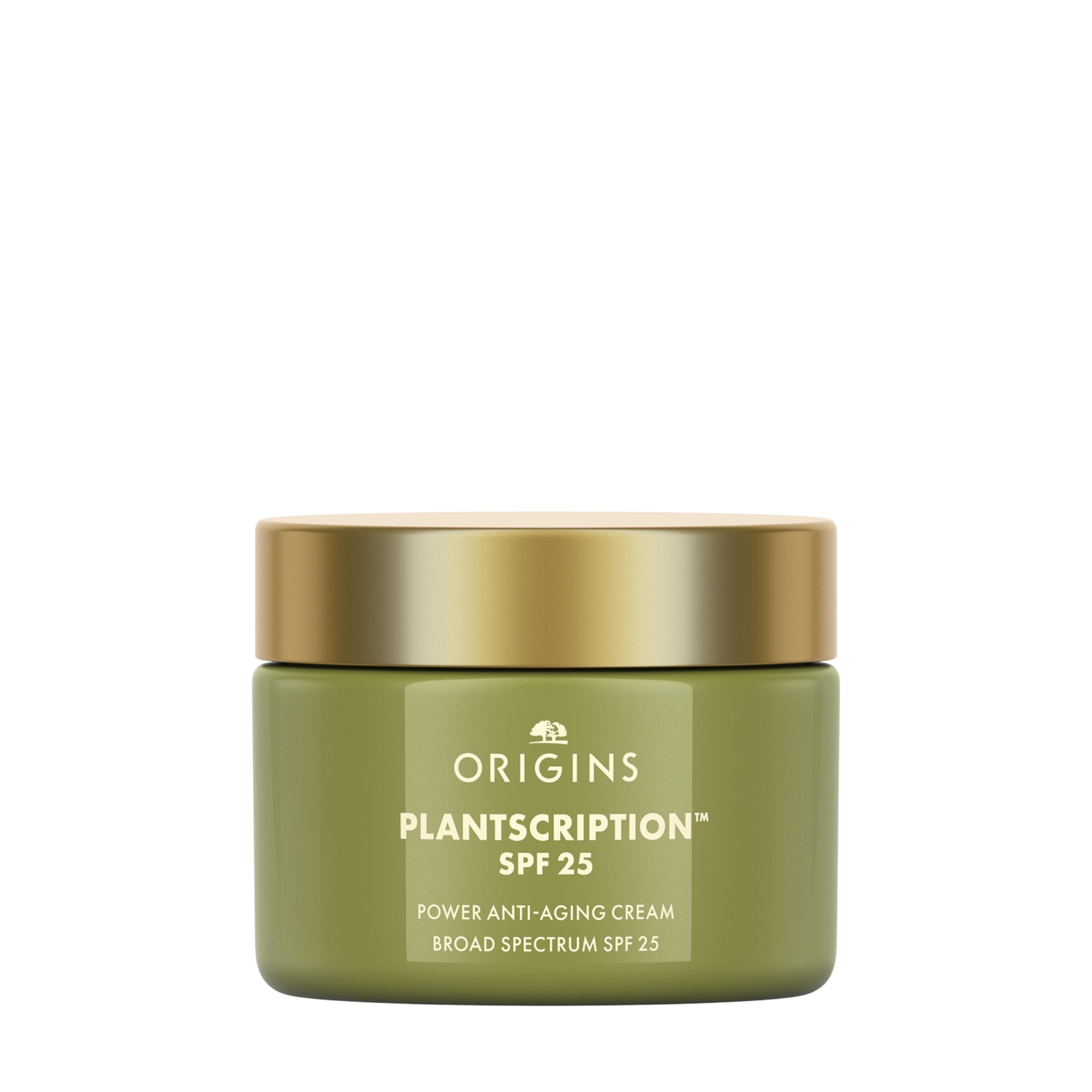 Origins Plantscription SPF 25 Power Anti-Aging Face Cream | Moisturizer with SPF to Visibly Reduce Fine Lines | With Peptides & Hyaluronic Acid, 1.7 Fl Oz