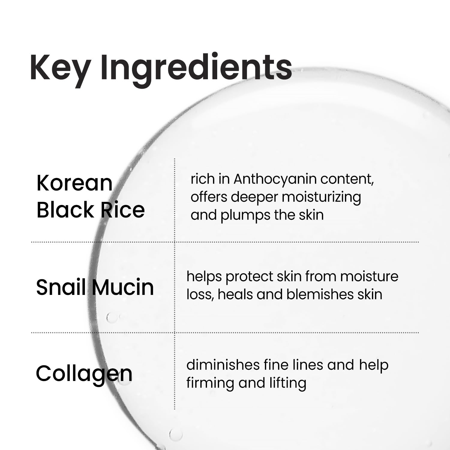 coxir Black Snail Collagen Toner l Essence Toner for Pluming, Moisturizing l Black-3-Complex: Black Rice, Bean, Sesame, Snail Mucin, Collagen l Korean Skin Care, Fragrance-Free [150ml /5.07 fl.oz]