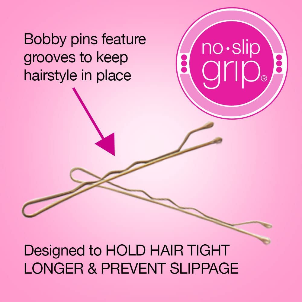 Scunci No-slip Grip Beautiful Blends Blonde Bobby Pins, 48-Count