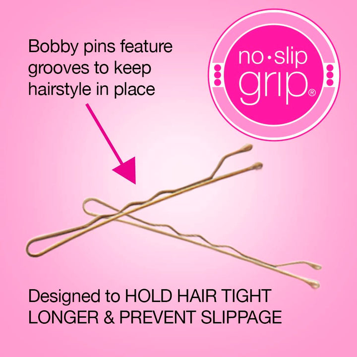Scunci No-slip Grip Beautiful Blends Blonde Bobby Pins, 48-Count