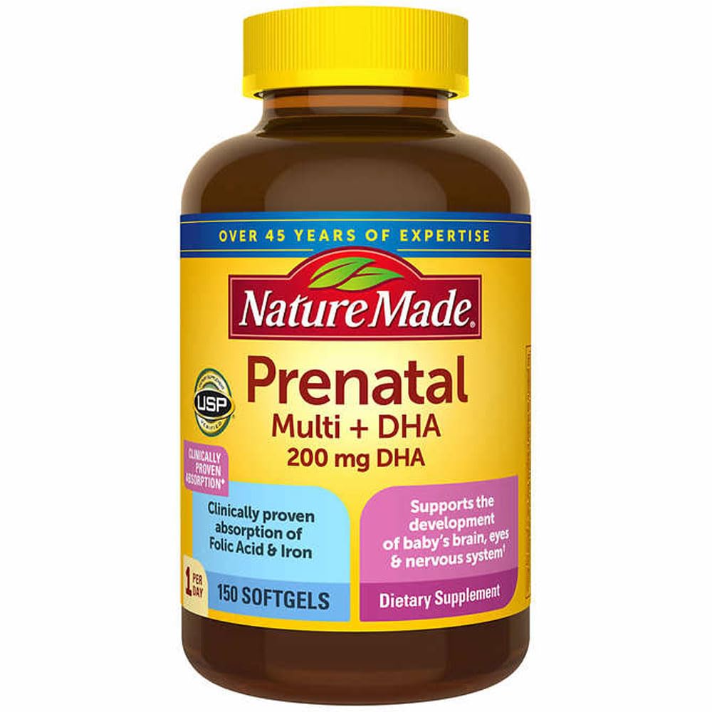Nature Made Prenatal + DHA 200 mg Softgels (.150 Count)