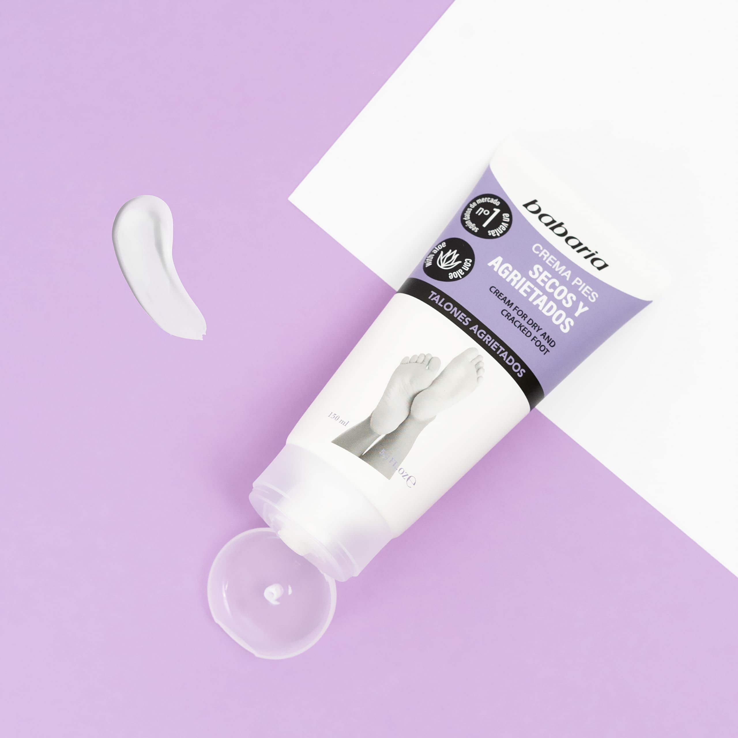 Babaria Aloe Vera Cracked Heel and Very Dry Foot Cream 150ml