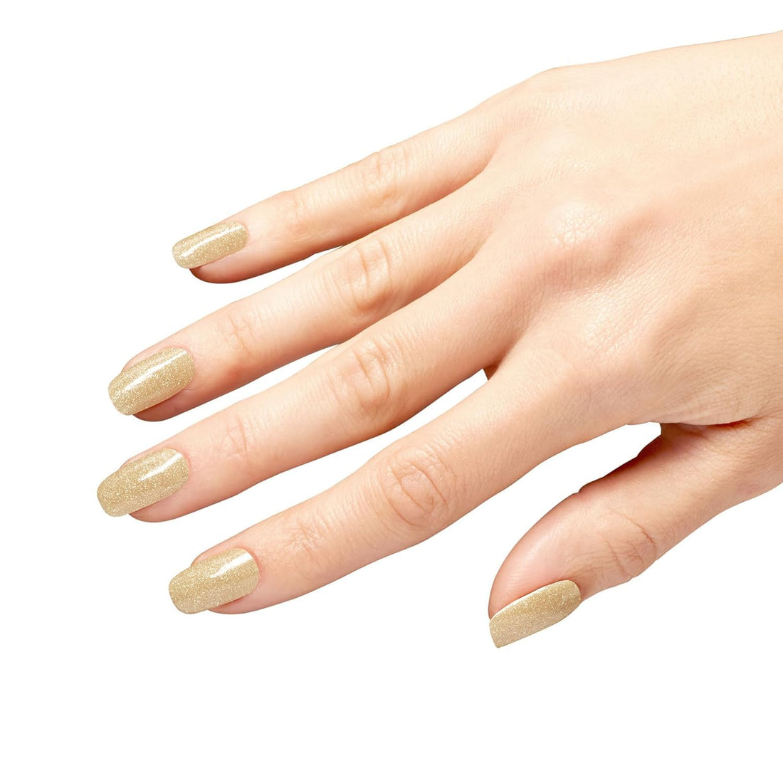 OPI Powder Perfection Starstruck Gold | Opaque Bright Gold Glitter Nail Dipping Powder | Metallic Mega Mix Collection