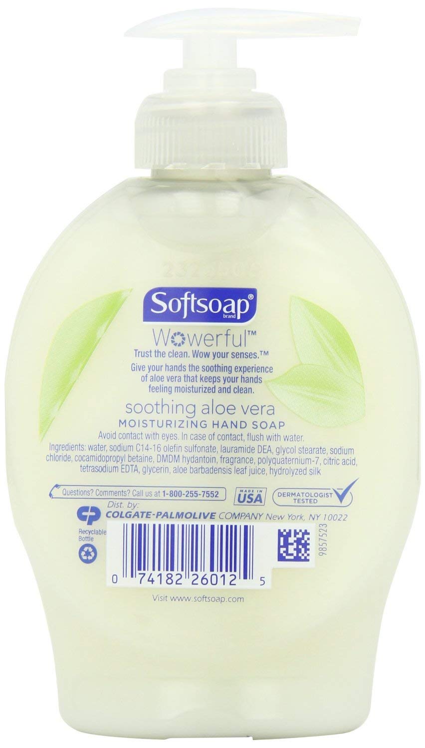 Softsoap Moisturizing Liquid Hand Soap, Soothing Aloe Vera 7.5 oz by Softsoap (Pack of 2)