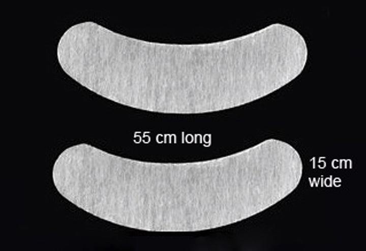 Alluring Mini Under Gel Eye Pads Lint Free for Eyelash Extensions (QTY:100 pairs (50 pouches))