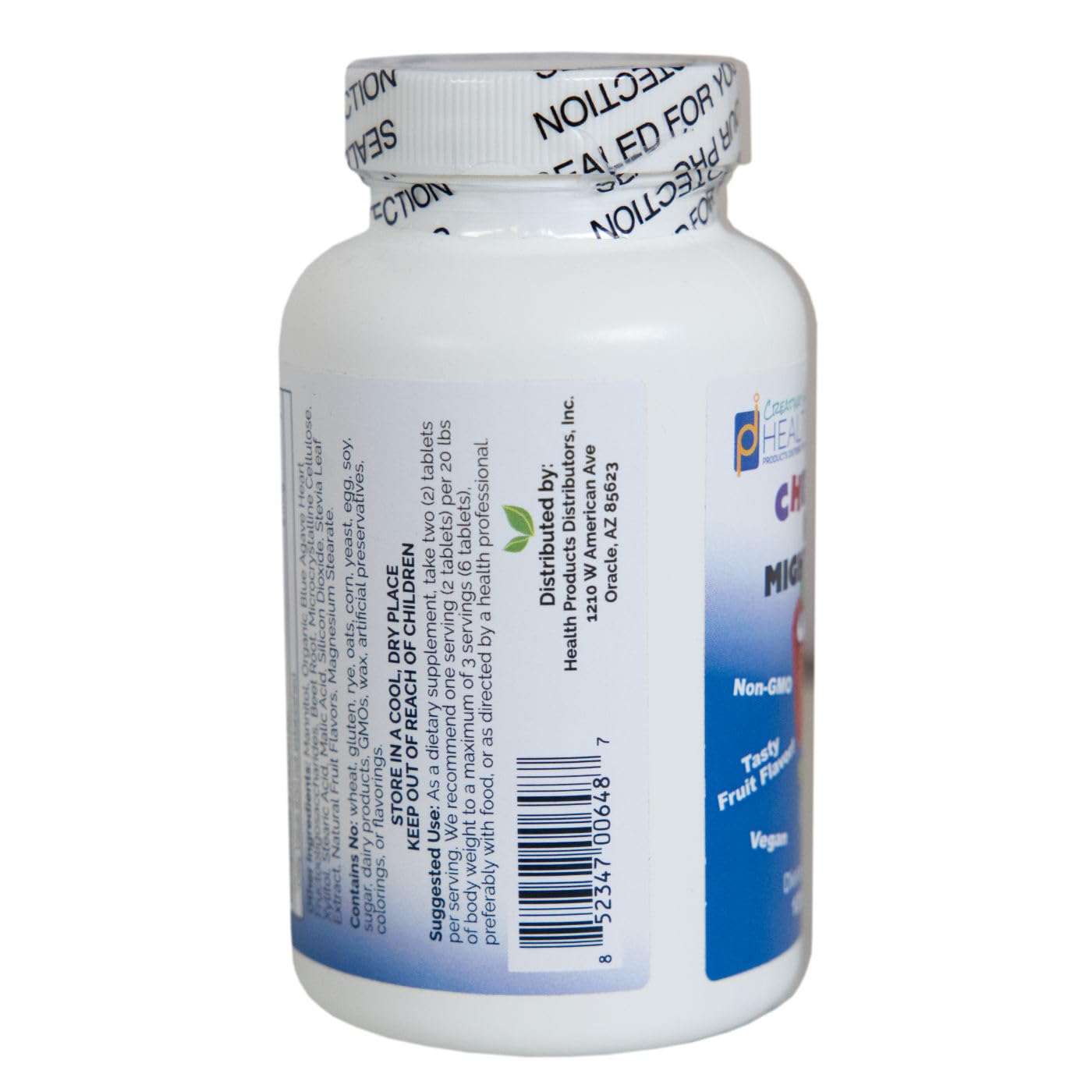 KIDS MIGHTY-MULTI (120 Tablets) – Chewable Multivitamin – Purest Non-GMO Ingredients, No Sugar or Artificial Ingredients – Naturally Sweetened with Xylitol & Stevia Leaf Extract – Suitable for Adults