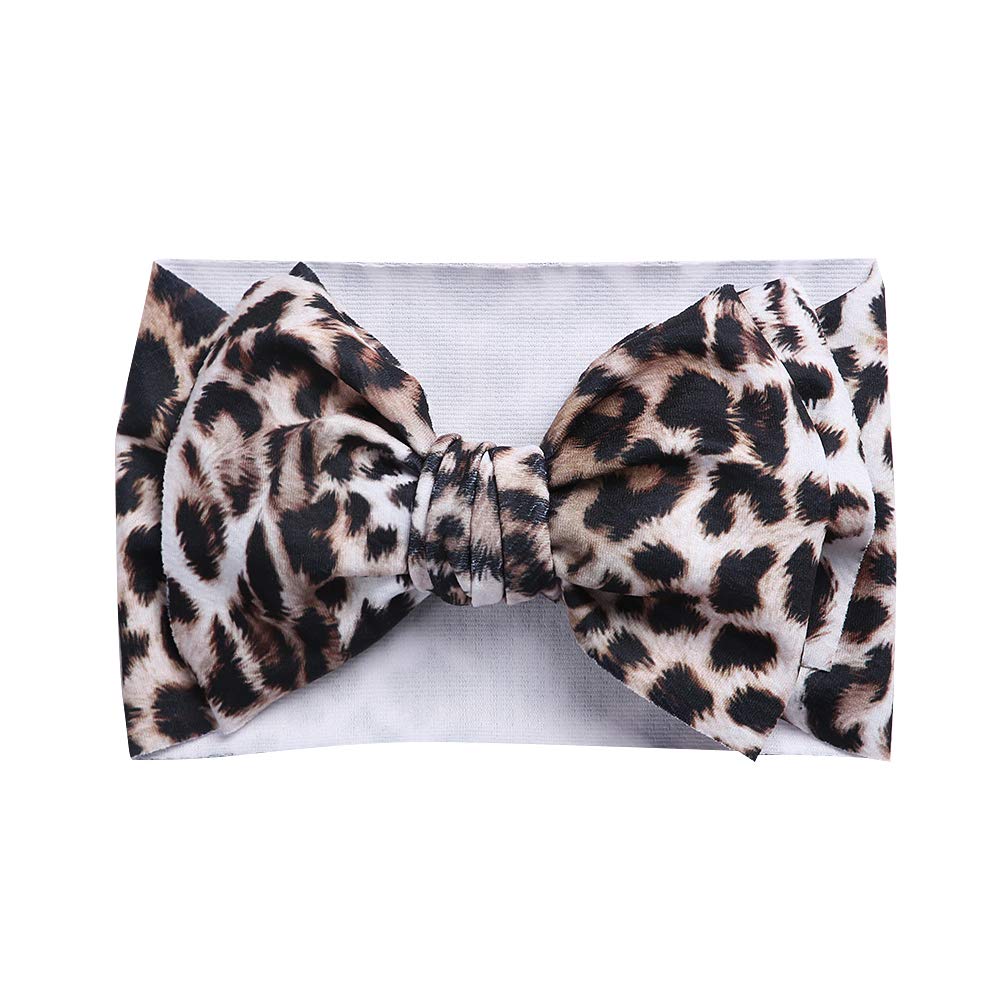 GEZISAN Baby Headbands for Girls Hair Bows Turban Knotted Elastic Headwraps for Newborn Infant Toddlers Kids