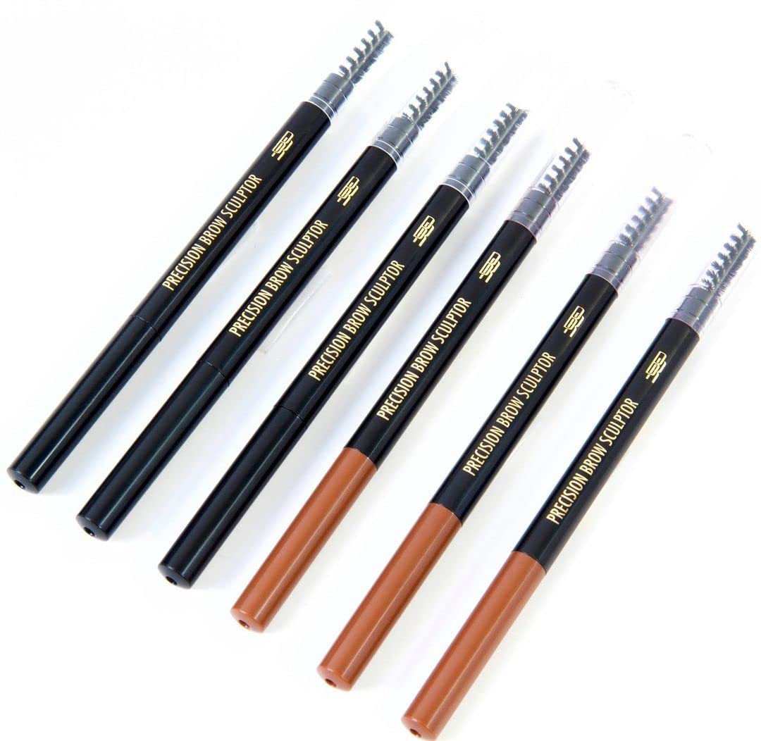 Black Radiance Precision Brow Sculptor, Blackish Brown, 0.06 Gram