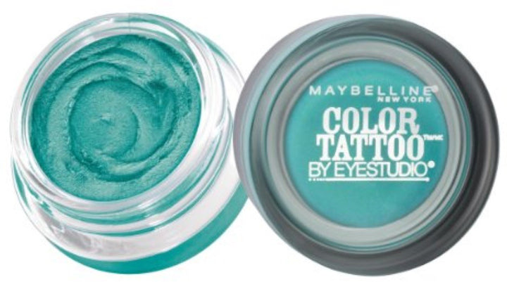 Maybelline EyeStudio Color Tattoo 24Hr Eyeshadow, Edgy Emerald [50], 0.14 oz