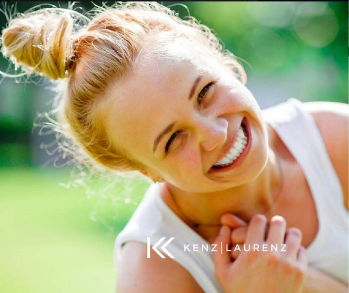 Kenz Laurenz 100 Hair Elastics Hair Ties No Crease Ouchless Ponytail Holders No Metal 4mm (100 Black)