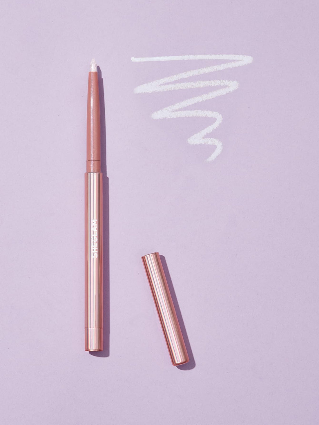 SHEGLAM Fairy Wand Precision Highlighter Pencil Long Wear Brighten Eyes Silky Smooth Blendable Cream Eyeliner Eye Makeup - Ethereal Shimmer