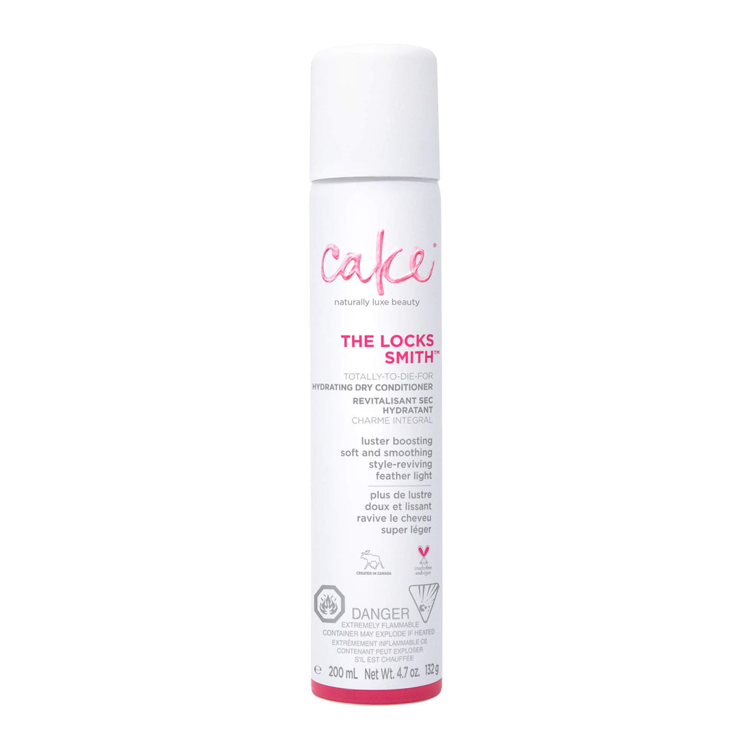 CAKE Beauty The Locks Smith Dry Styling, Hydrating Dry Conditioner Spray, 4.7 Ounces