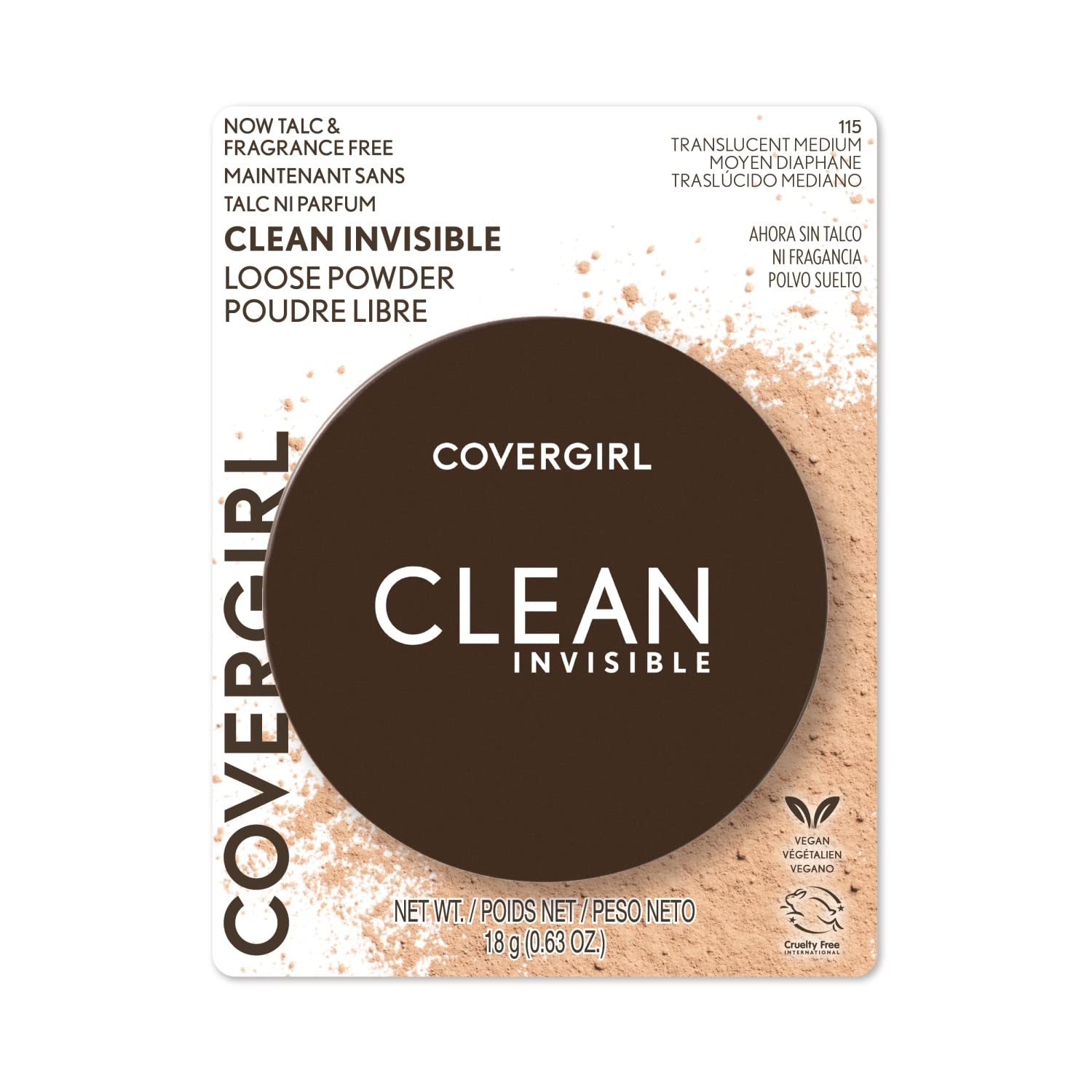 Clean Invisible Loose Powder Translucent Medium