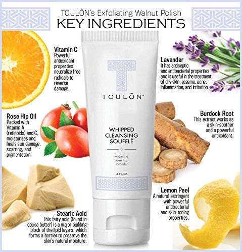 Anti Aging Face Wash; Oil Free & Moisturizing: Daily, Gentle Facial Cleanser for Make Up Removal with Vitamin C, Rosehip & Lavender for Men & Women