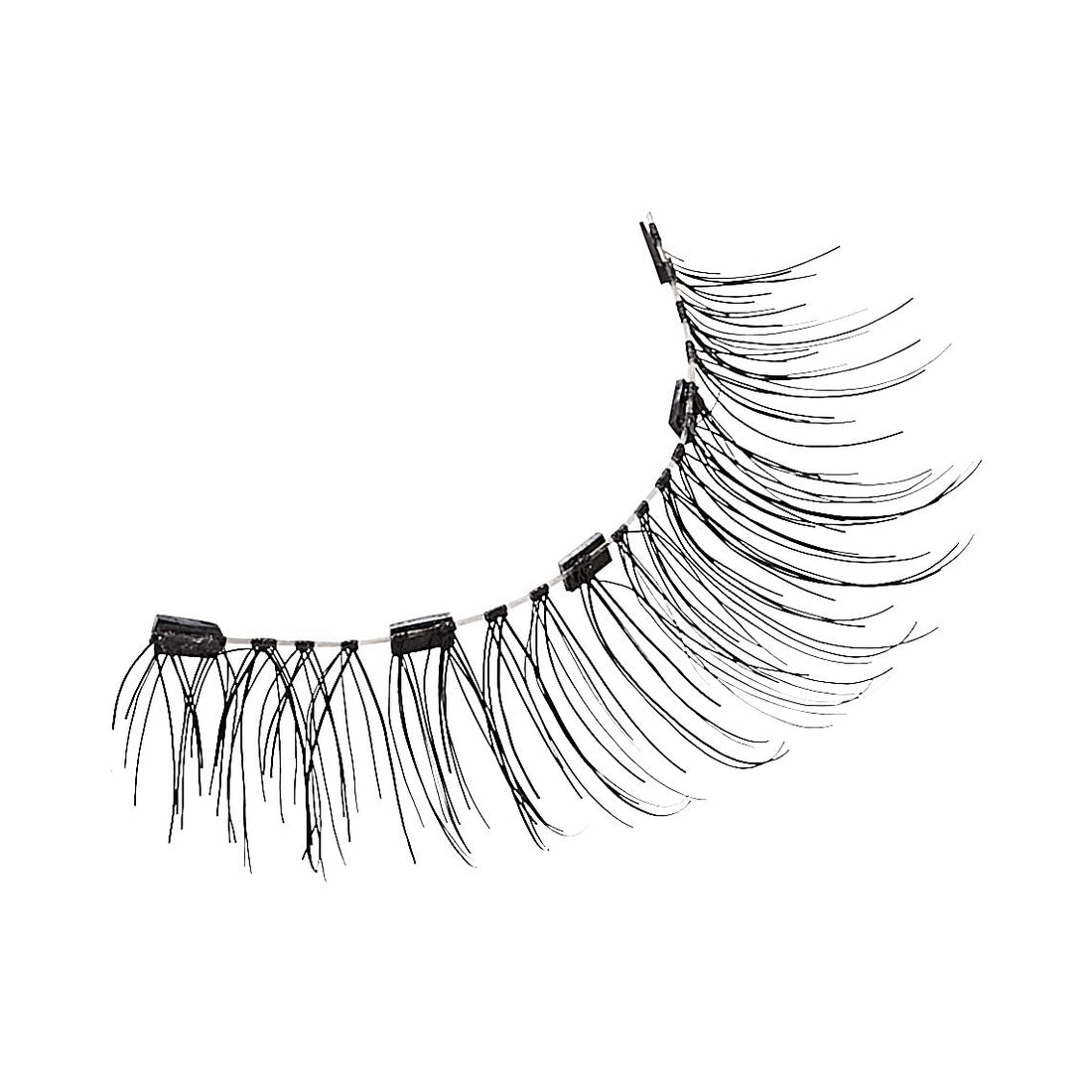 KISS Magnetic False Eyelashes, 'Lure', 12 mm, Includes 1 Pair Of Magnetic Lashes, Magnetic Lash Eyeliner, Contact Lens Friendly, Easy to Apply, Reusable Strip Lashes