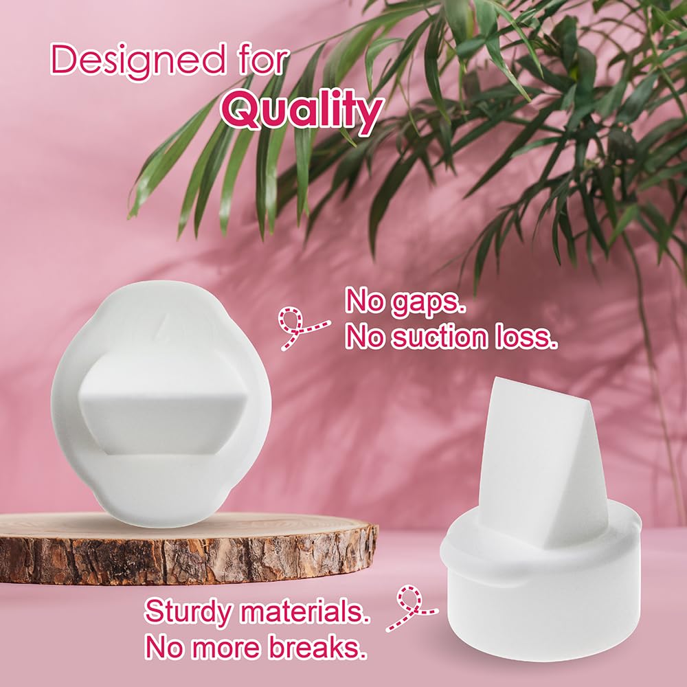 Nenesupply 4 pc Duckbill Valves Compatible with Lansinoh Pumps Parts and Breast Pumps Replacement to Lansinoh Valves. Use with Signature Pro Smartpump Manual Pump