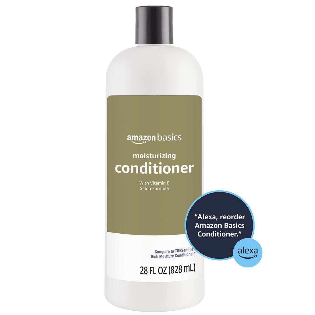 Amazon Basics Moisture Rich Conditioner, 28 Fl Oz (Pack of 4)