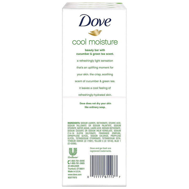 Dove Go Fresh Beauty Bar - Cool Moisture - 4 oz - 6 ct - 2 pk