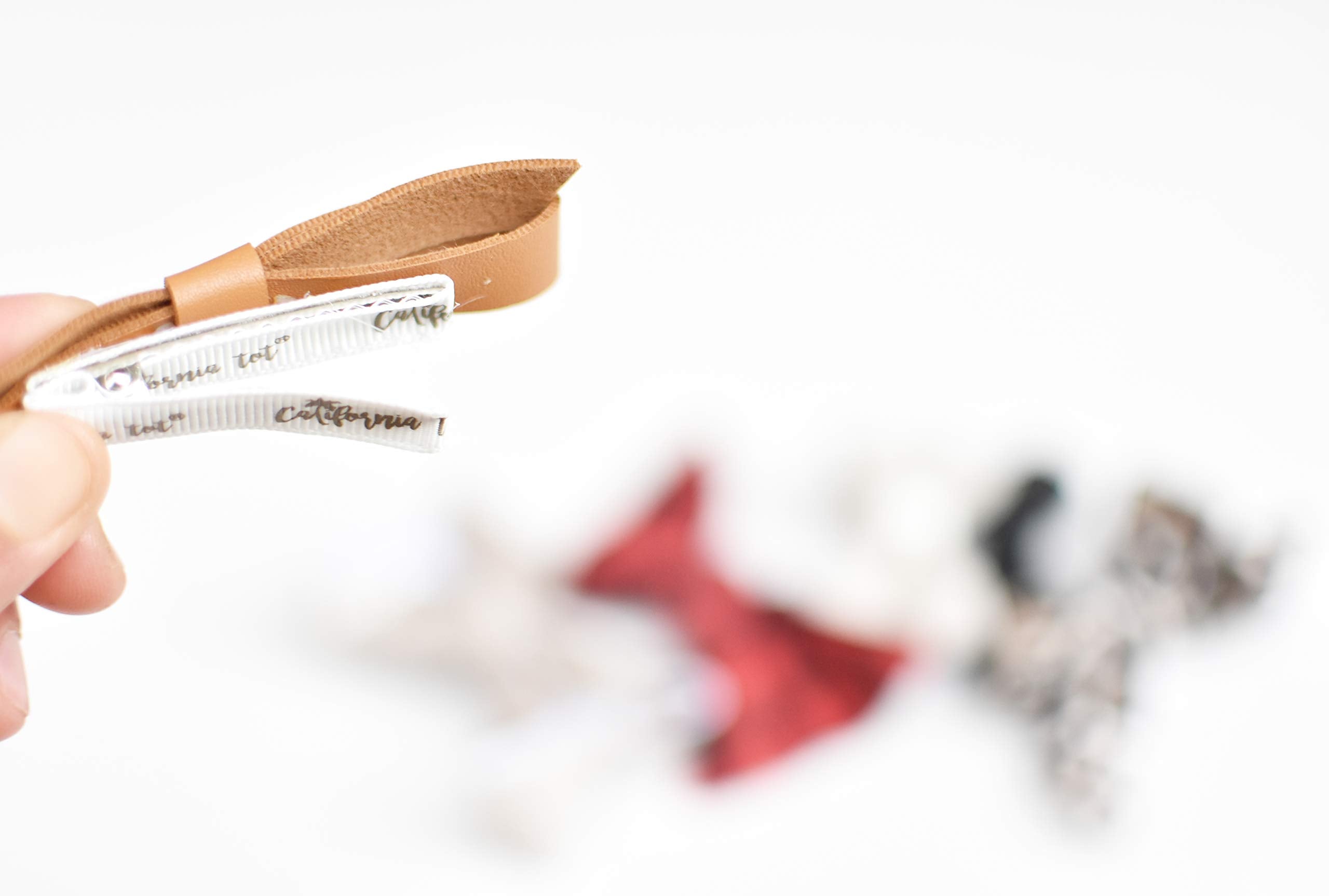 California Tot Non-Slip Fully Lined Alligator Clip Hair Accessories for Fine Hair, Little Girls, Toddlers (Carol Clip Set of 6)