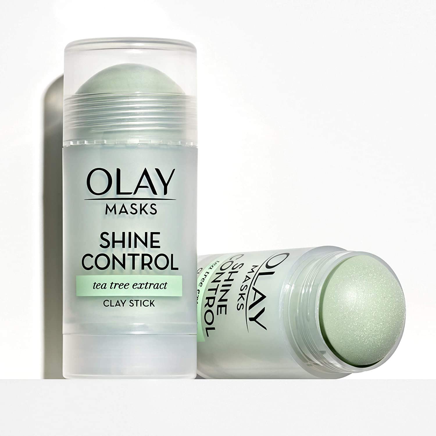 Face Masks by Olay, Shine Control with Tea Tree Extract, Facial Mask Stick, 1.7 Oz