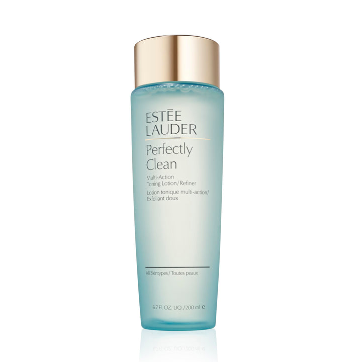 Estée Lauder Perfectly Clean Multi-Action Hydrating Toning Face Lotion/Refiner | Exfoliating Toner, 6.7 Fl Oz