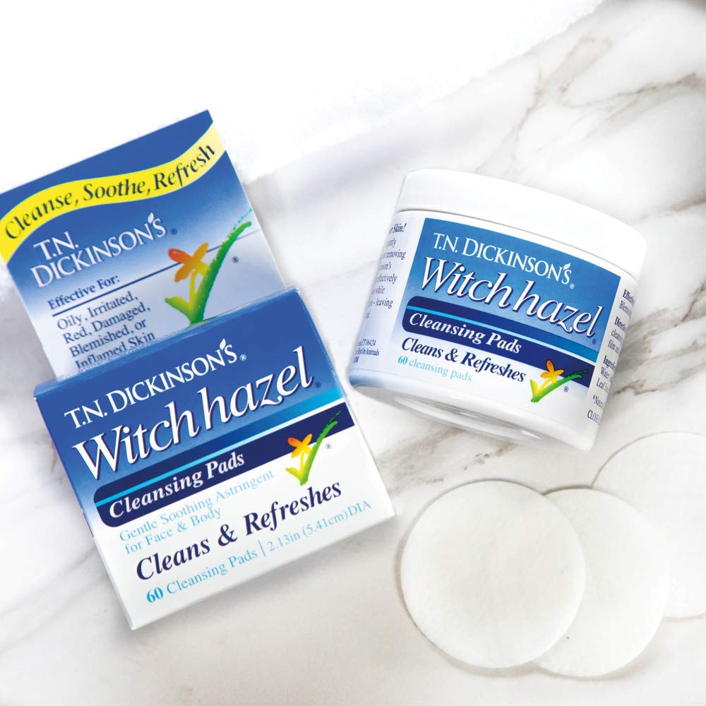 T.N. Dickinson's Witch Hazel 60 Cleansing Pads