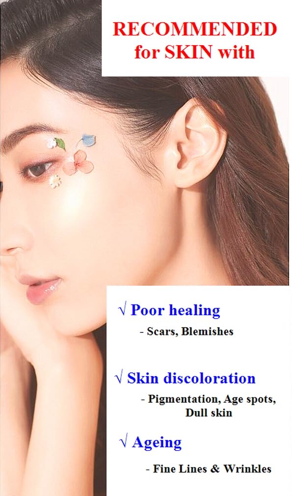 WHITESILK [K-Beauty] [SCM85 (stem cell) + (10%) PDRN] Age-Repair Facial Ampoule Serum (12 vials, 120ml)