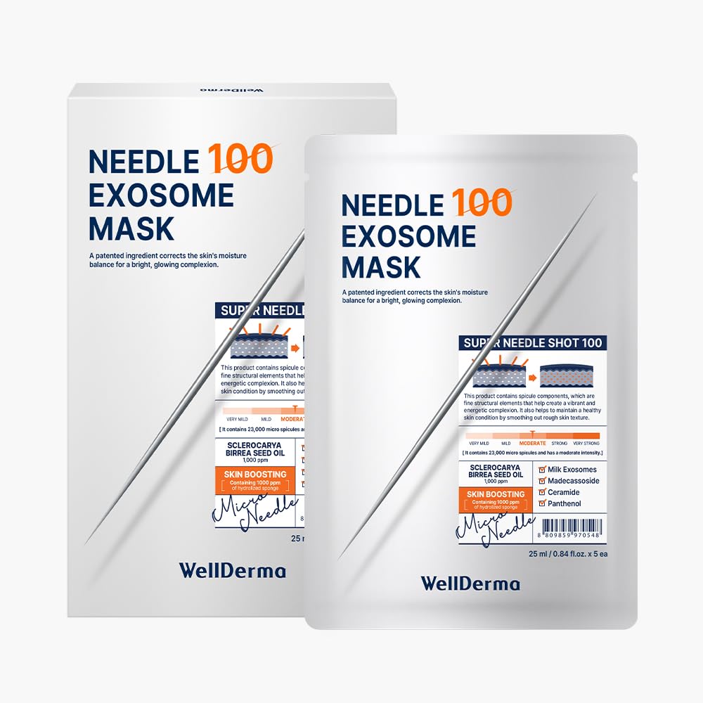 WELLDERMA Spicule Shot 100 milk exosome Mask 5eaIntensive pore elasticity care Korean skin care