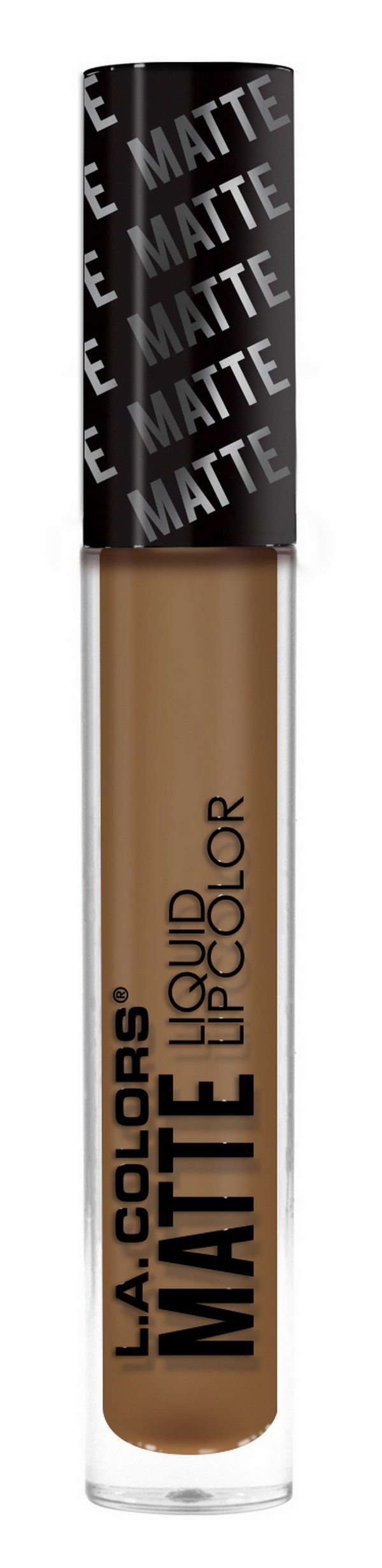 L.A. Colors Matte Liquid Lip Color, Suede Brown, 3.9g