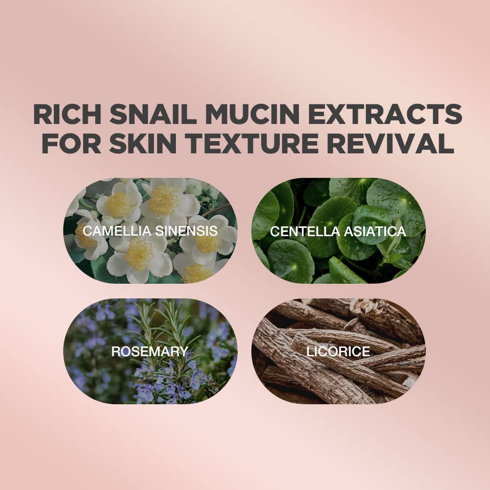Snail Mucin Mask | Advanced Snail Mucin Mask | Snail Mucin 96% Concentrate Essence | Snail Mucin Mask with High Concentrate of Snail Secretion Filtrate | Snail Mask with Natural and Innovative Skin Re