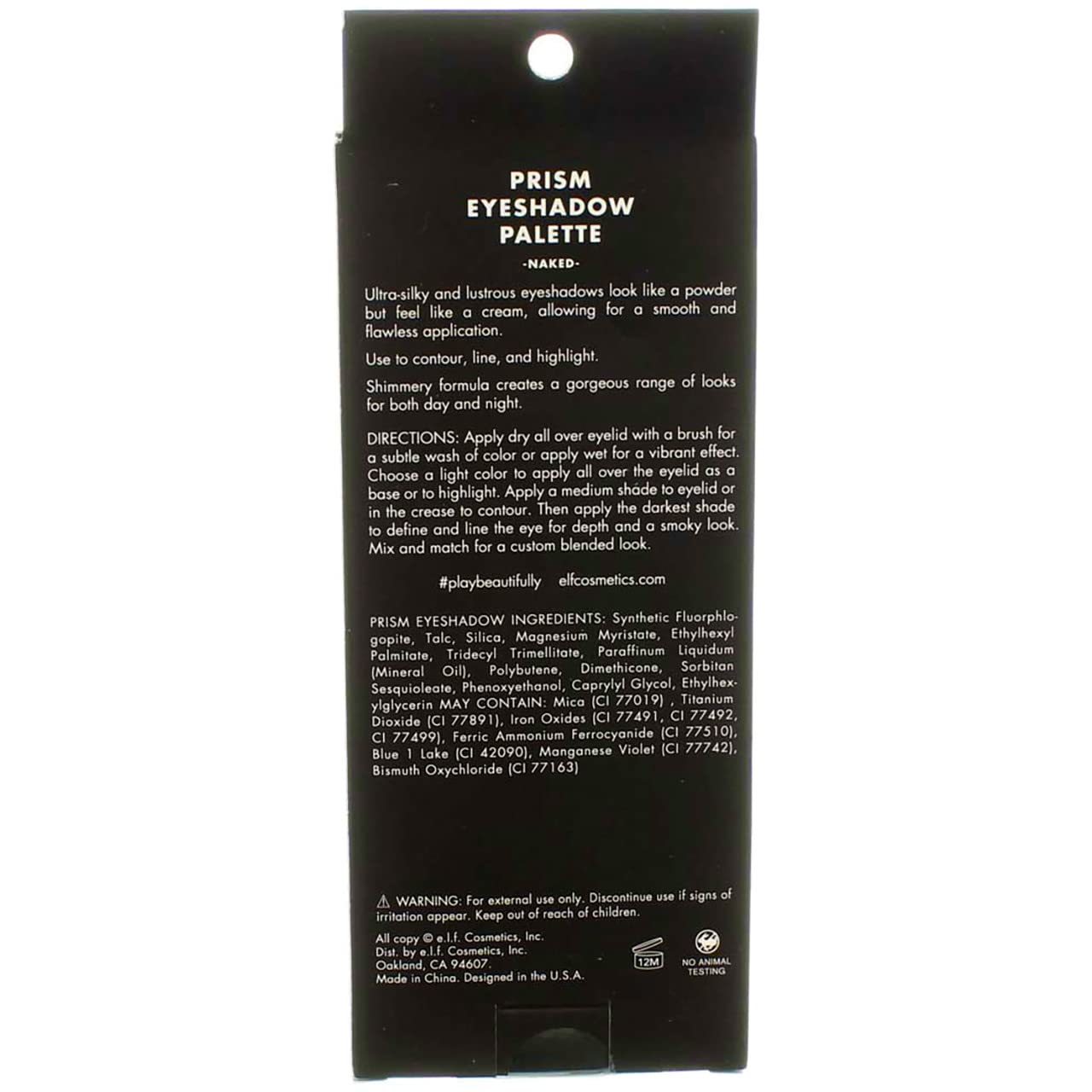 e.l.f. Cosmetics Prism Eyeshadow Palette Naked - .42oz