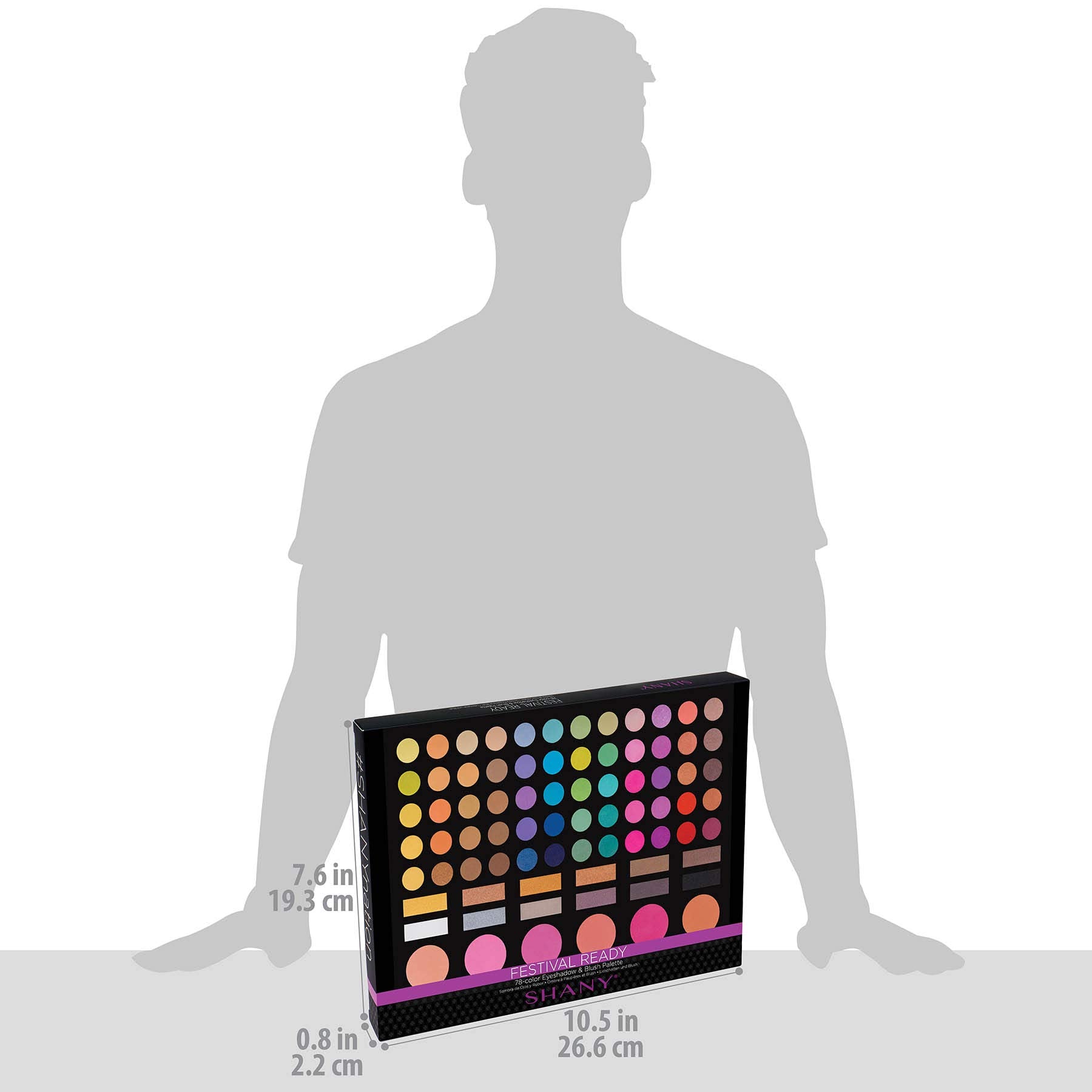 SHANY Cosmetics Natural Fusion Eyeshadow Palette (88 Color Eyeshadow Palette) - 2.15 Ounce - Nude